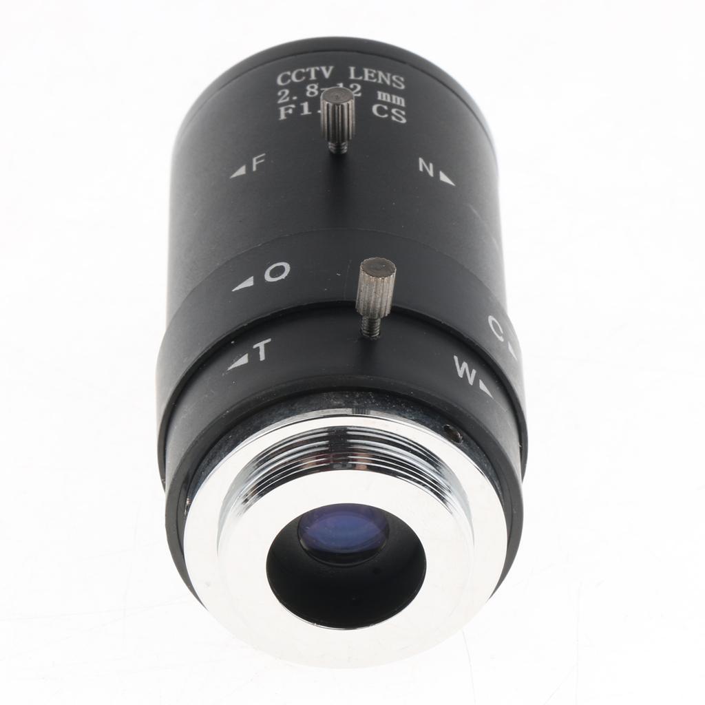 2.8mm-12mm 1/3" 4 Manual Iris Lens CS Mount for Security Camera