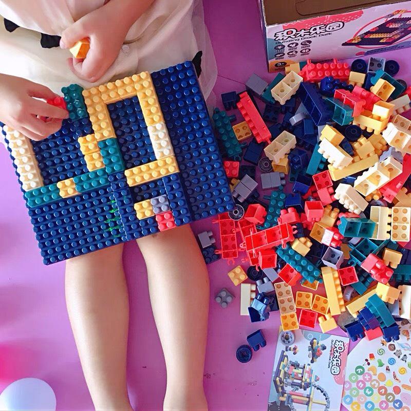 BỘ ĐỒ CHƠI LEGO GHÉP HÌNH 520 CHI TIẾT SIÊU TRÍ TUỆ CHO BÉ YÊU