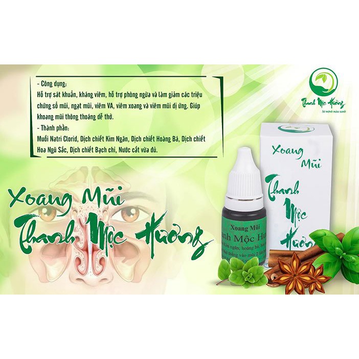 Dung Dịch Nhỏ Mũi Thanh Mộc Hương Gia Truyền 10ml