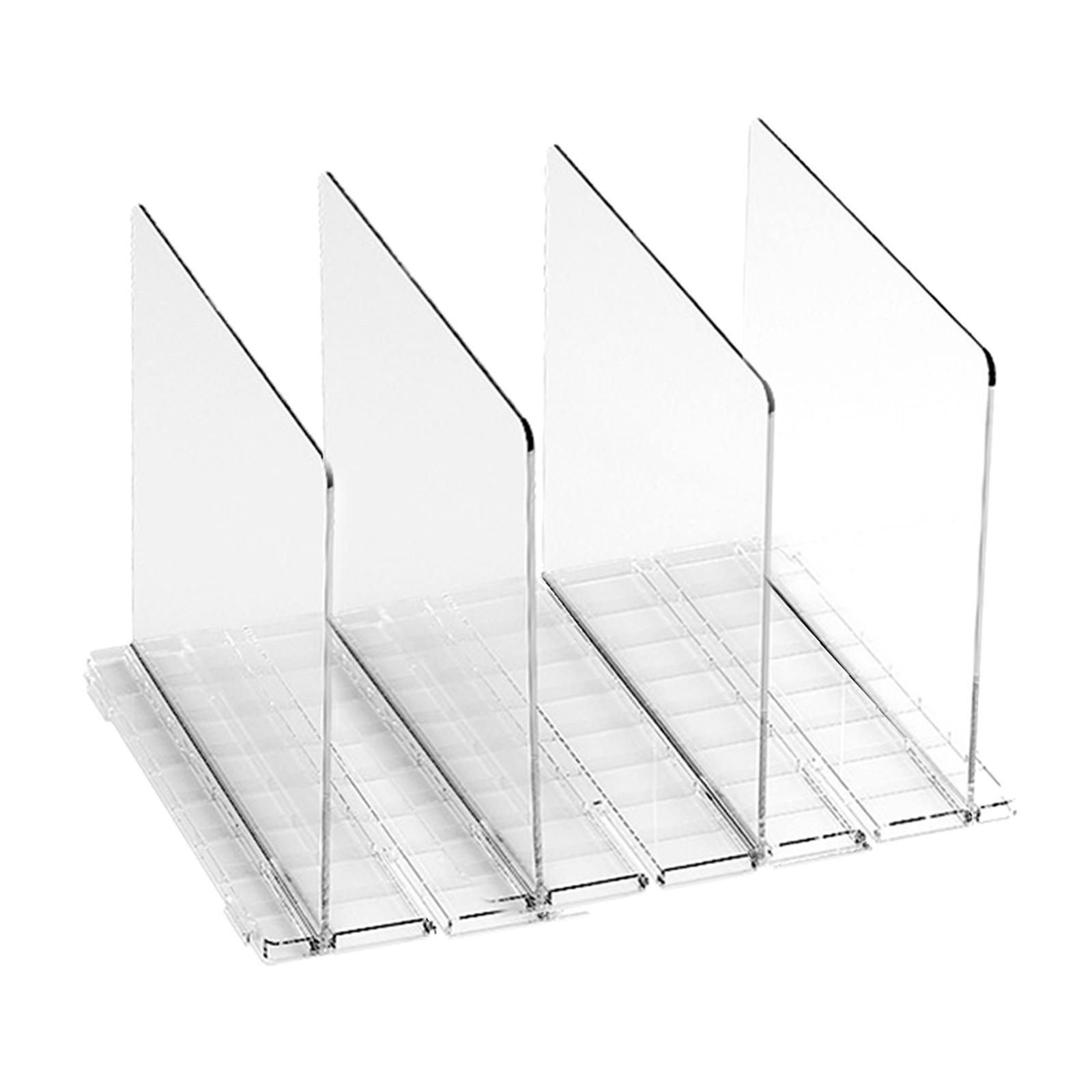 Closet Shelf Dividers Partition Practical Smooth Edges Closets Shelf Separator for Bookcases
