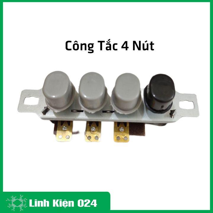 Công tắc số quạt 4 nút, 5 nút loại đầu bầu dục điều chỉnh tốc độ gió cho quạt cây, quạt bàn