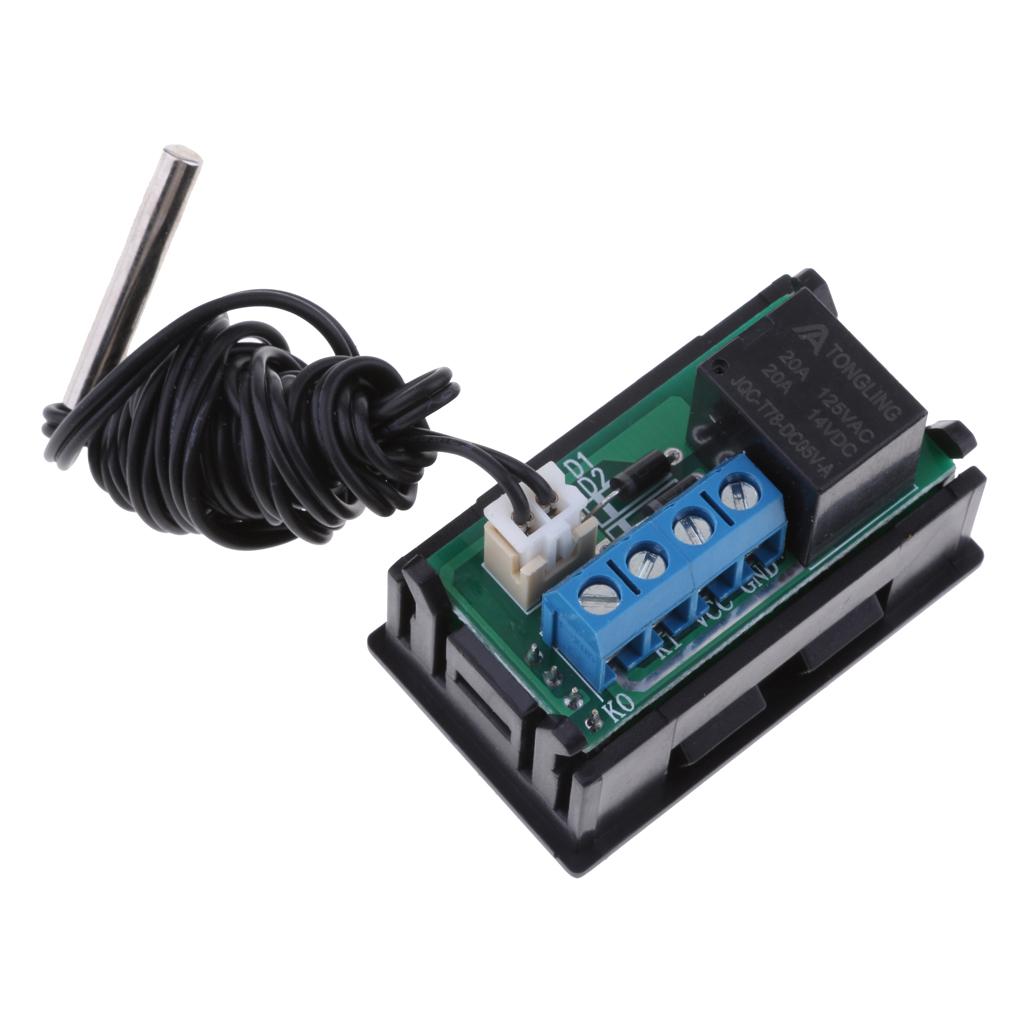 Digital Thermometer 1 Channel 10A Relay Temperature Thermal Control Switch