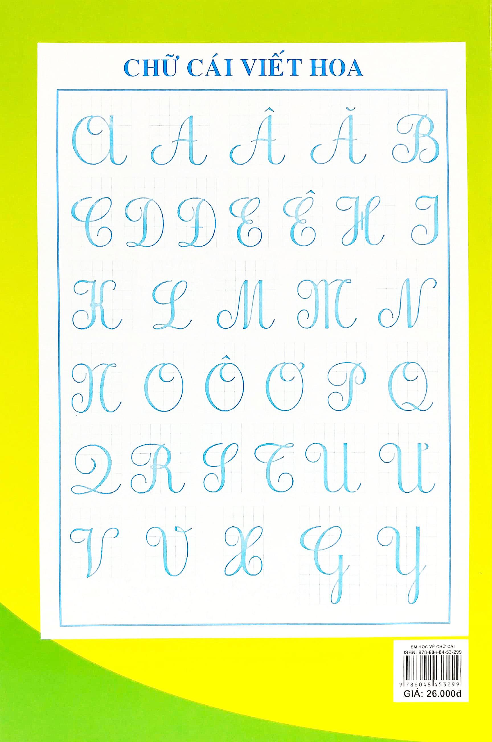 Em Học Vẽ Chữ Cái