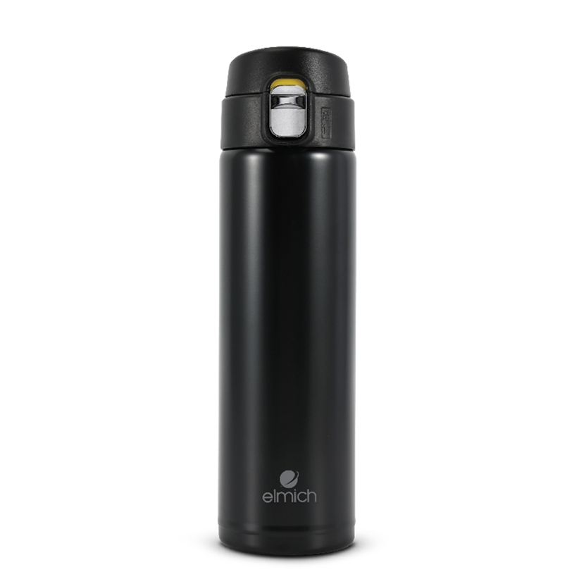 Bình Giữ Nhiệt Elmich Inox 304 El - 8295 Dung Tích 500Ml - Hàng Chính Hãng - Màu Đen