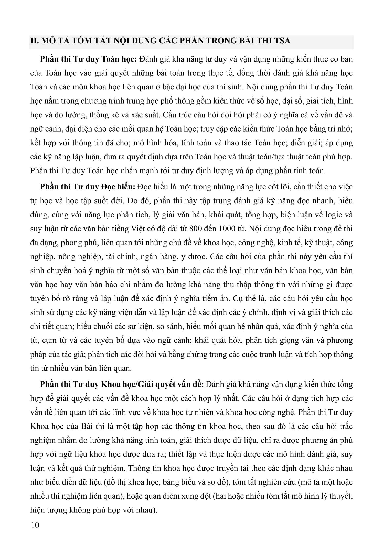 Sách - 20 Đề Luyện Thi Đánh Giá Tư Duy Theo Cấu Trúc Đề Của Đại Học Bách Khoa Hà Nội - TSA