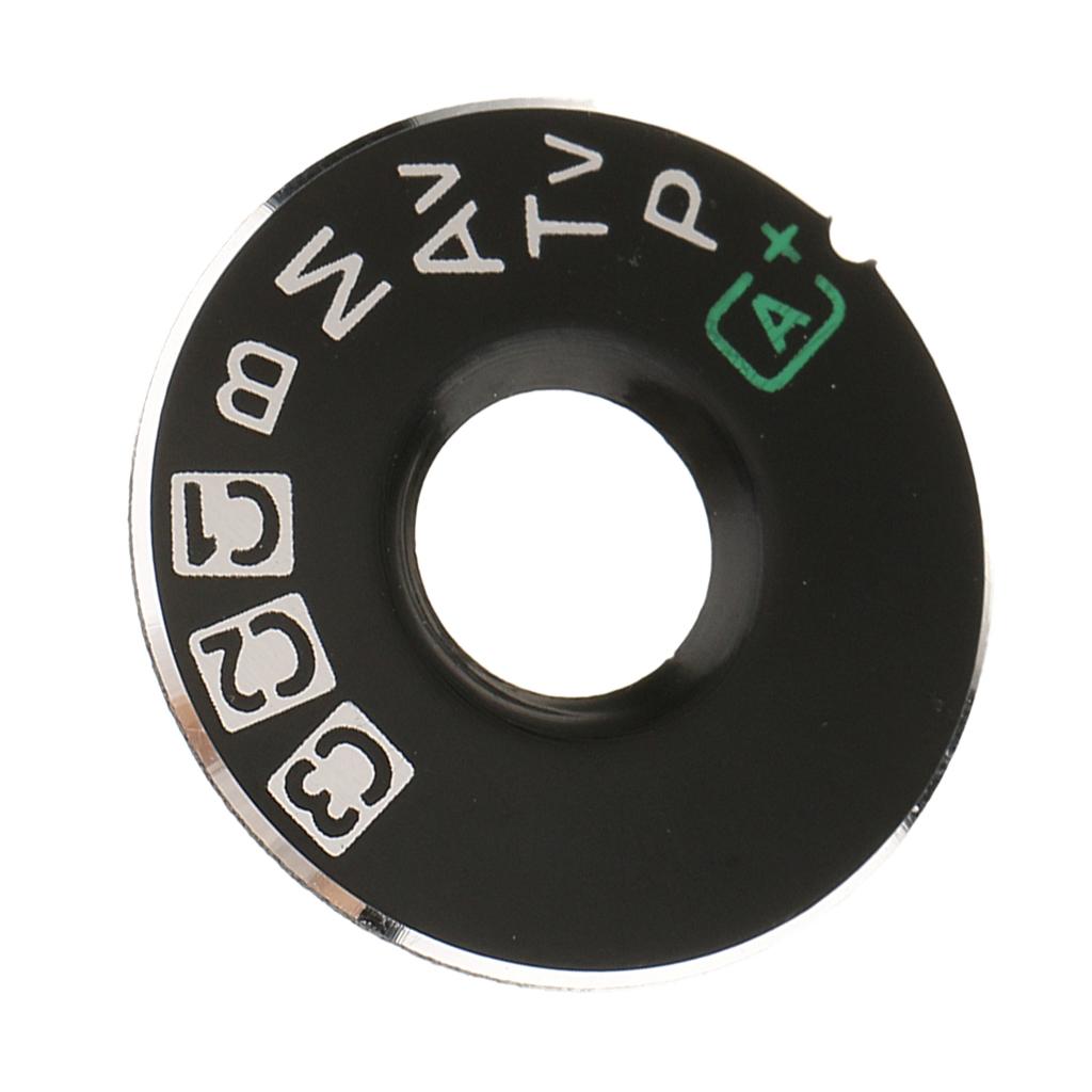 Interface Cap Button Replacement Part Dial Mode Plate for Canon EOS 5D Mark 3 & 6D, Digital Camera Repair Accessories