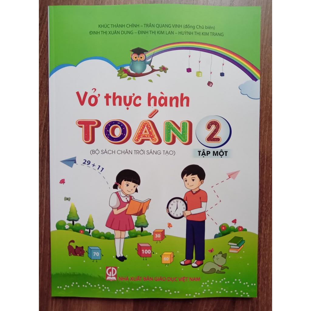 Sách - Combo Vở Thực Hành Toán Lớp 2 - Tập 1 + 2