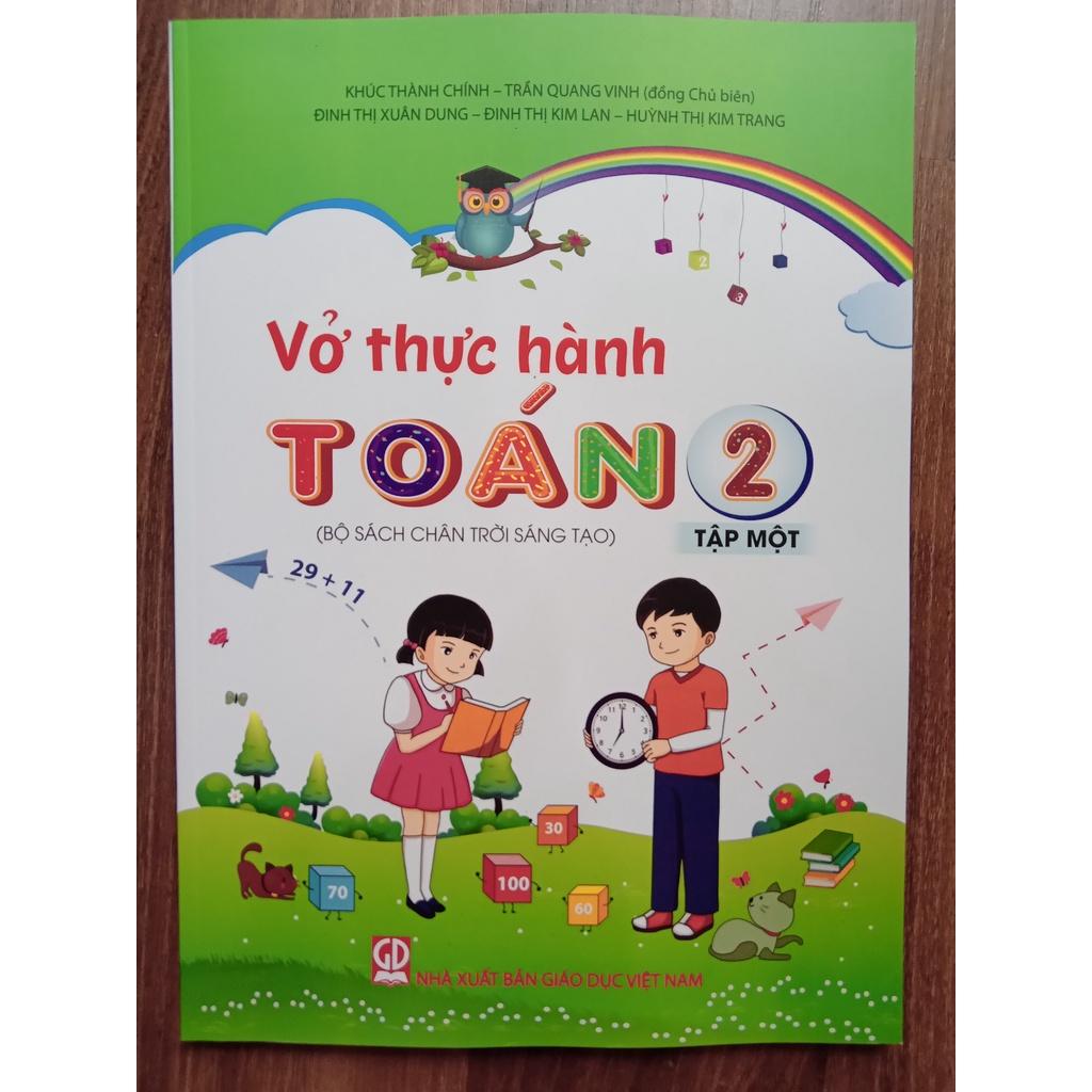 Sách - Combo Vở Thực Hành Toán Lớp 2 - Tập 1 + 2 (Chân Trời)