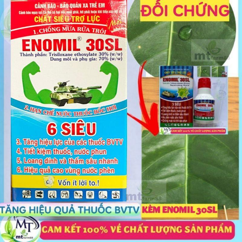 SIÊU TRỢ LỰC Enomil 30SL 50m - TĂNG HIỆU LỰC THUỐC BVTV - SIÊU THẨM THẤU VÀ BÁM DÍNH CỰC MẠNH - CHỐNG RỬA TRÔI TRONG 30P