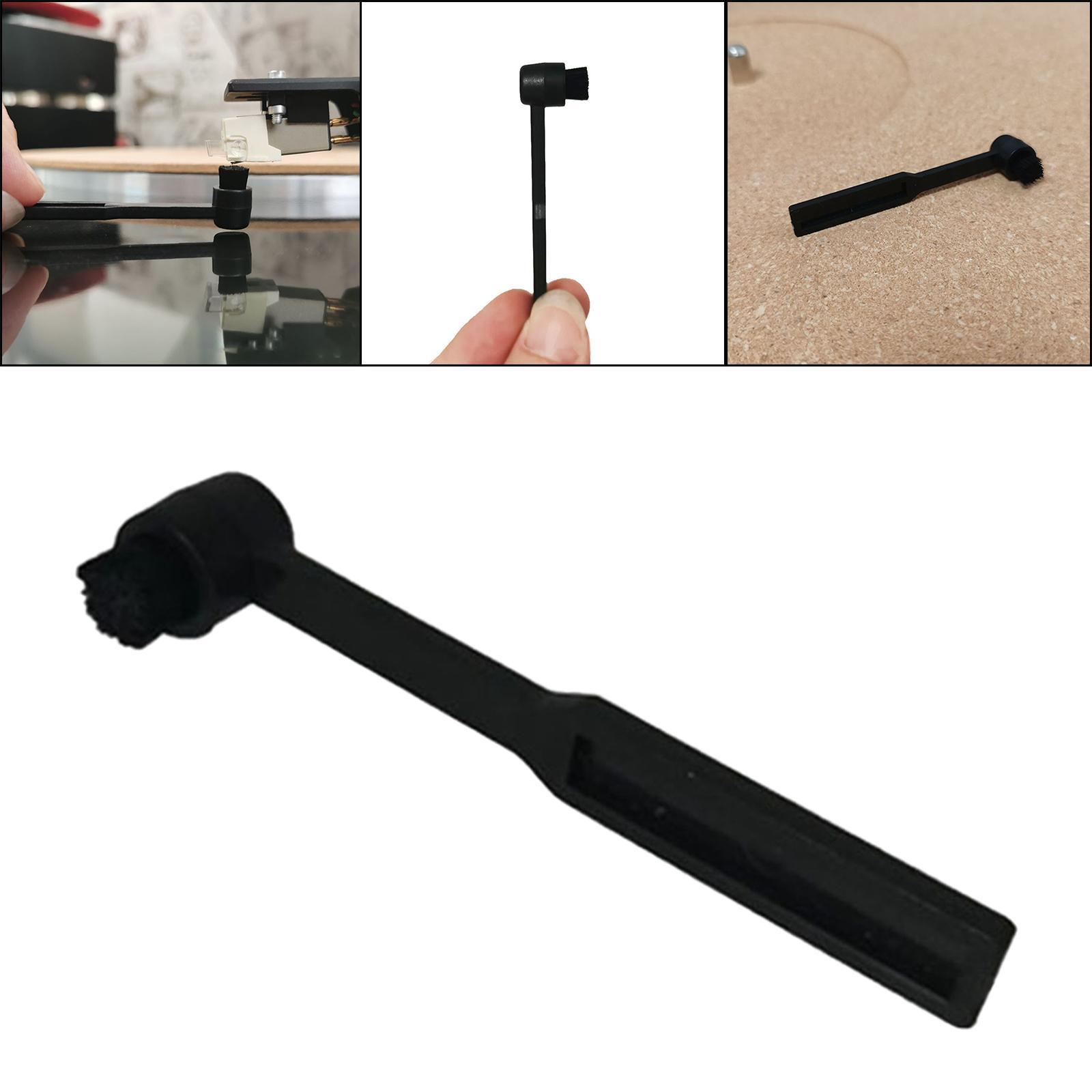 Stylus Brush Protection for Vinyl Record Player Disc Cleaning