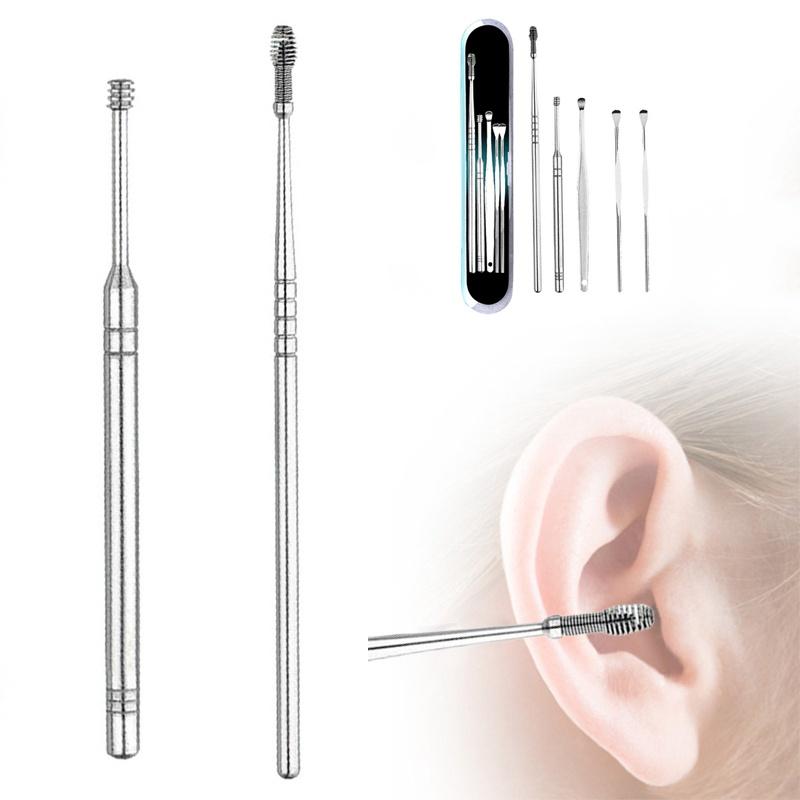 Bộ dụng cụ lấy ráy tai 7 món có hộp đựng sang trọng