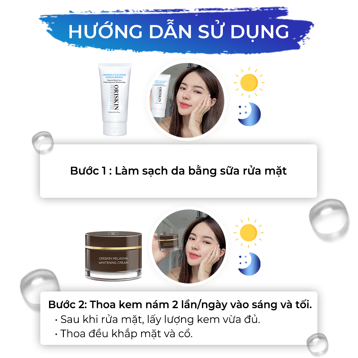 Kem Ngừa Nám Tàn Nhang Đồi Mồi Oriskin Hộp Mini