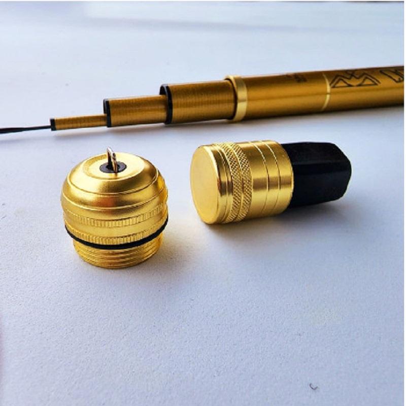 Cần câu đài 6H Kim Long cao cấp full carbon, tặng kèm ngọn phụ CT23