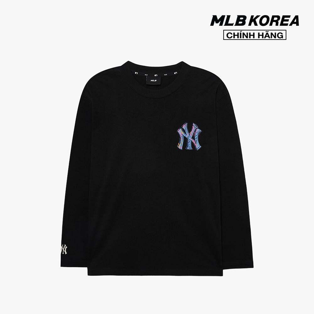 Hình ảnh MLB - Áo thun unisex cổ tròn tay dài hiện đại 3ATSL2034