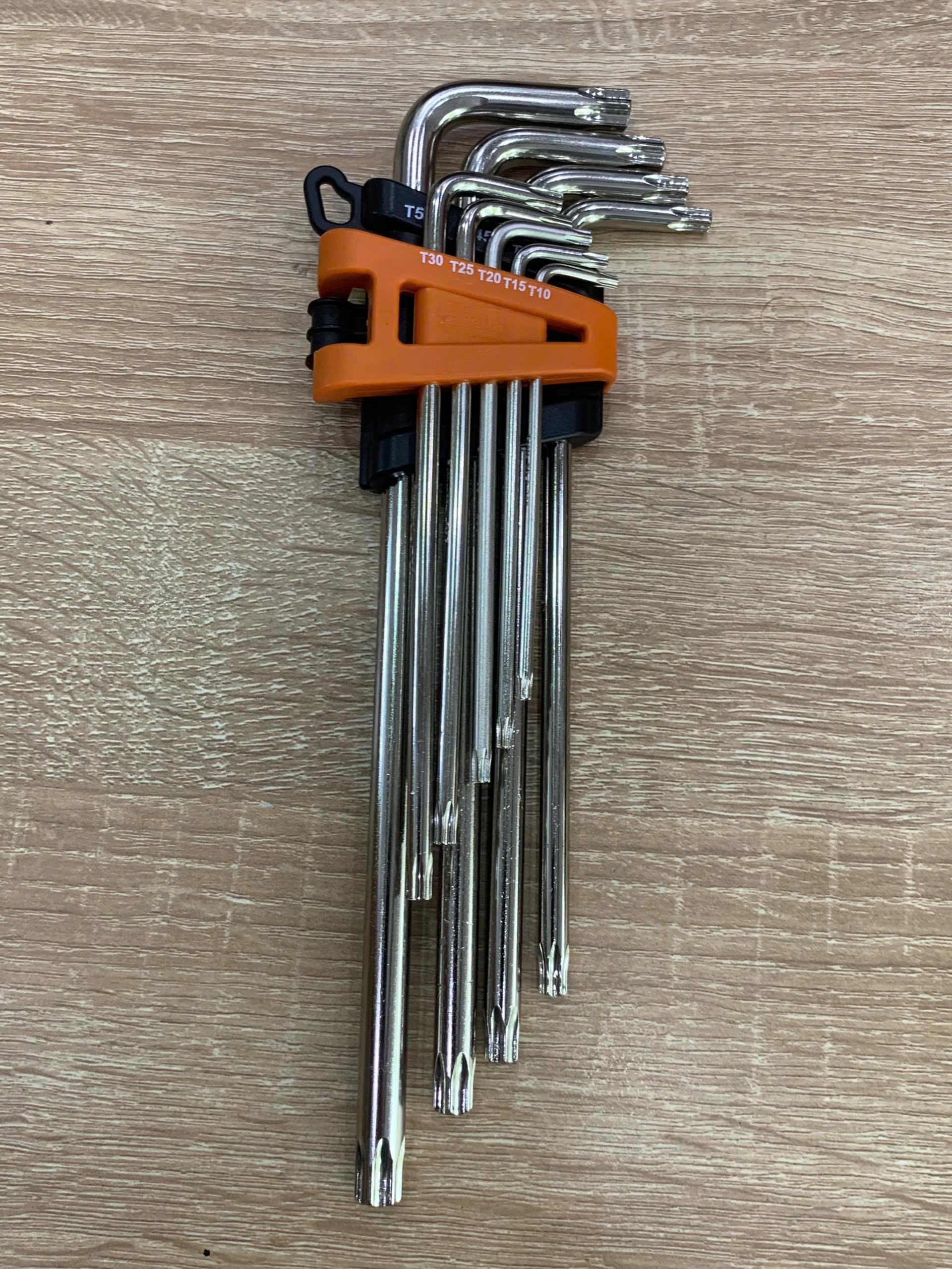 Bộ lục giác đầu sao torx lỗ giữa dài 9 chi tiết Retta - RAT9009 Thổ Nhĩ Kỳ