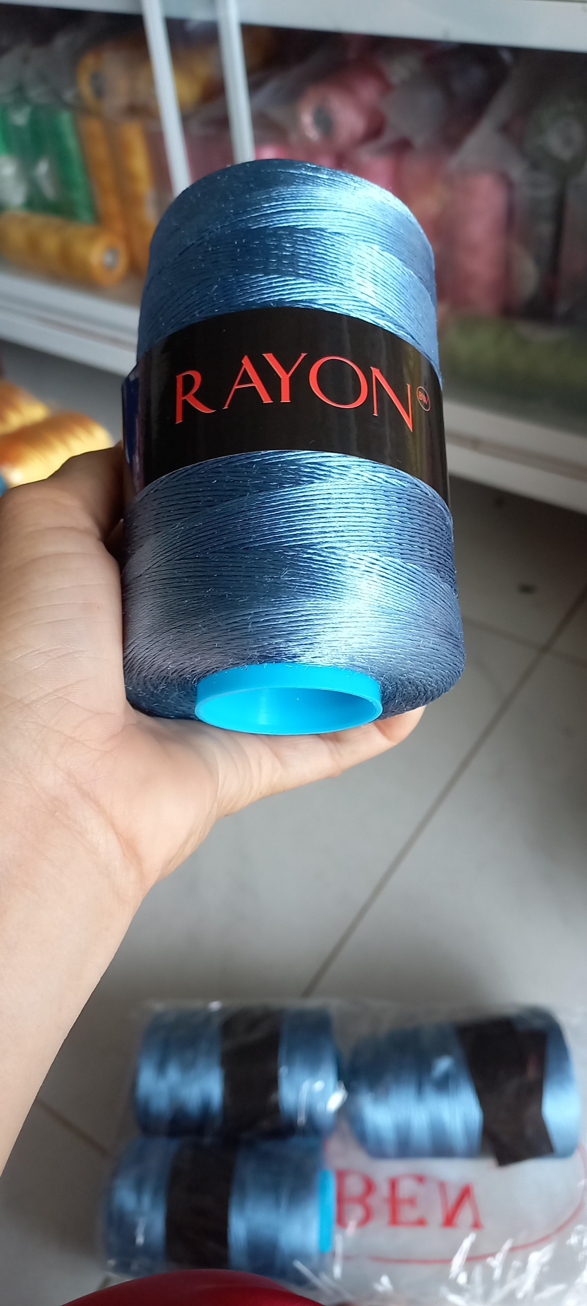 Sợi rayon dùng trong đan móc màu số 4