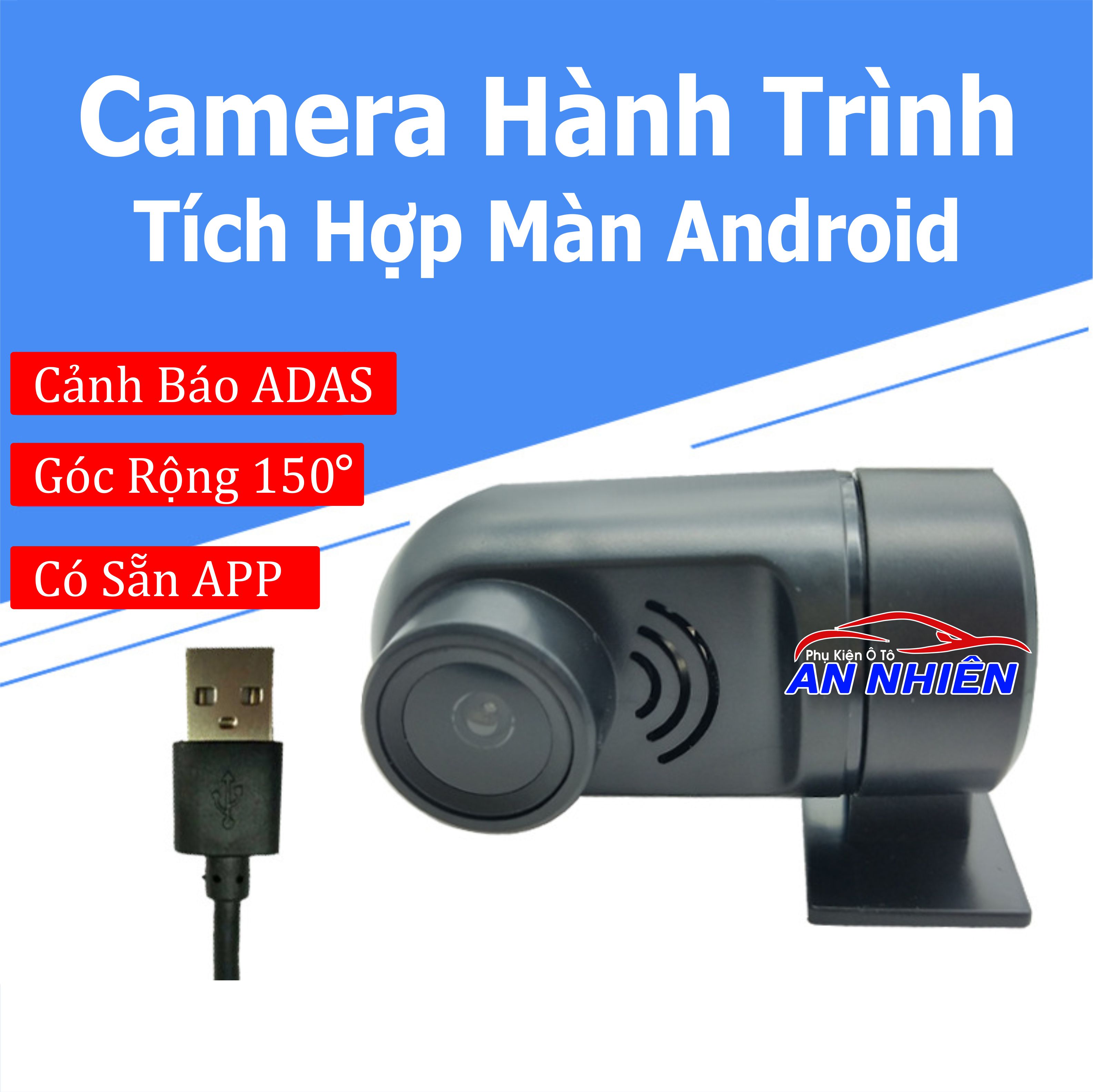 Camera Hành Trình USB Cho Android ô tô xe hơi - Camera U11 Full HD 1080p