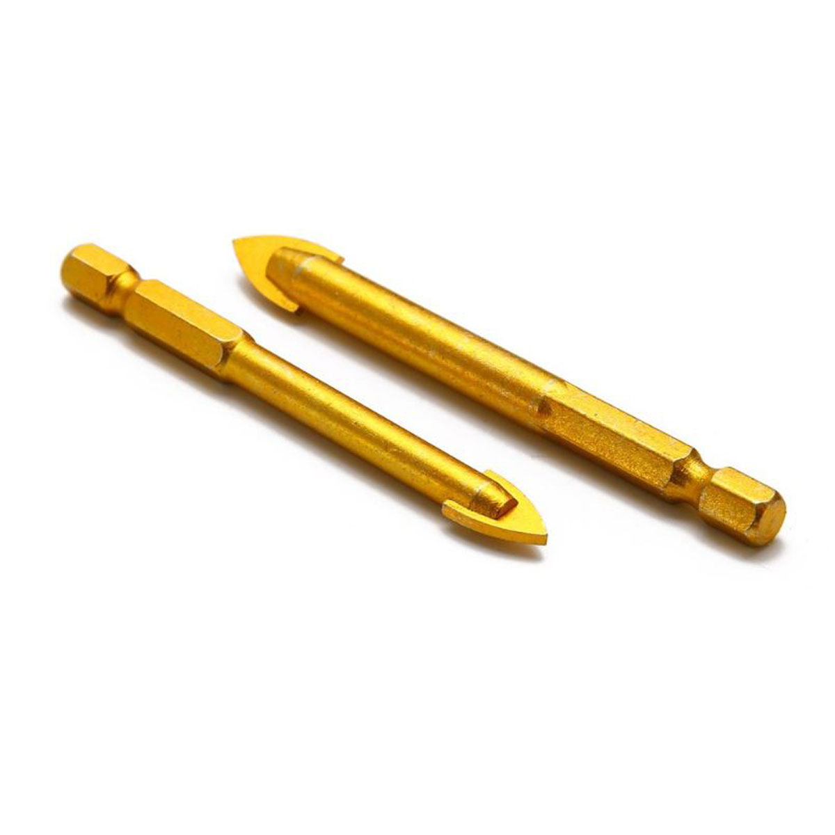 Bộ 6 Mũi Khoan Tam Giác Mạ Titan Khoan Tường - Thủy Tinh - Bê Tông Đa Chức Năng từ 3-10mm