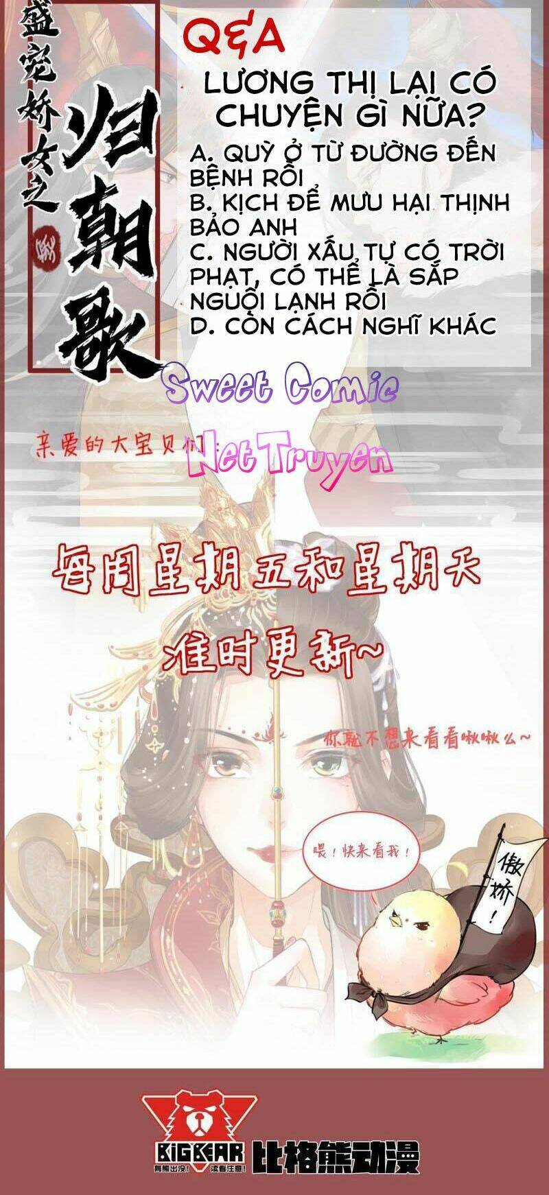 thịnh sủng kiều nữ trở về triều ca chapter 28 26