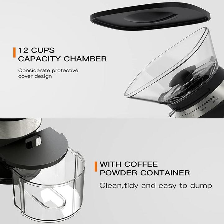 Máy xay hạt cà phê Espresso cao cấp Shardor GS-801 200W - Hàng Nhập Khẩu