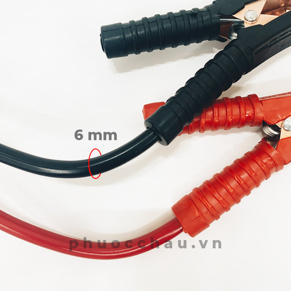 Dây Câu Bình Ắc Quy Ô Tô, Lõi Đồng SIÊU TO - 1000A/2000A, Bộ Dây Câu Bình Ác Quy 3 Mét / dây