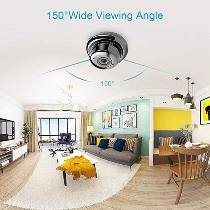 Camera mini wifi IP V380 HD an ninh không dây kết nối với điện thoại, có hồng ngoại quay ban đêm