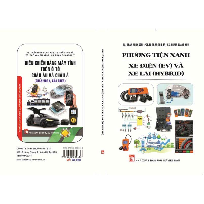 Sách phương tiện xanh, xe điện( ev) và xe lai(hybrid) HA