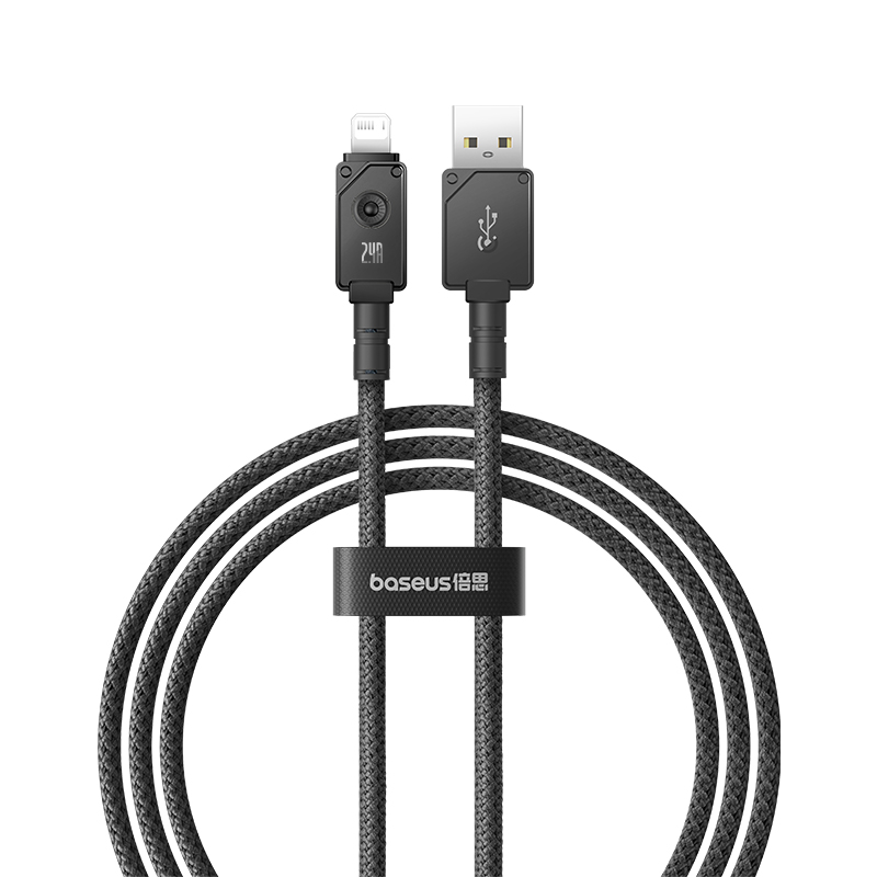 Cáp sạc nhanh Baseus Unbreakable Series USB to Light-ning 2.4A P10355802111-00- Hàng chính hãng