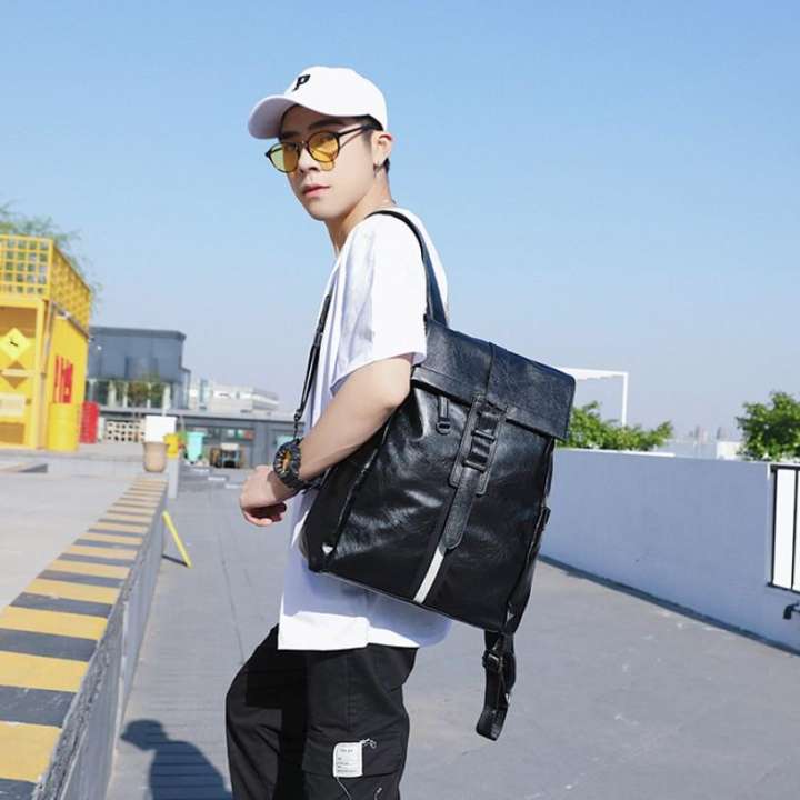 Large Capacity Travel Backpack Multi-function Waterproof - Black