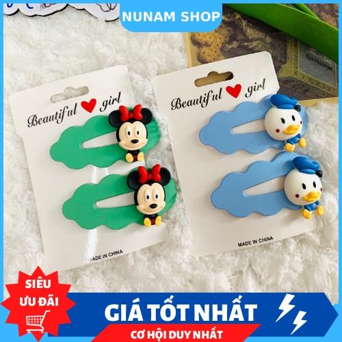 Set 2 - Kẹp tóc sơn mịn hoạt hình siêu yêu - nunam shop