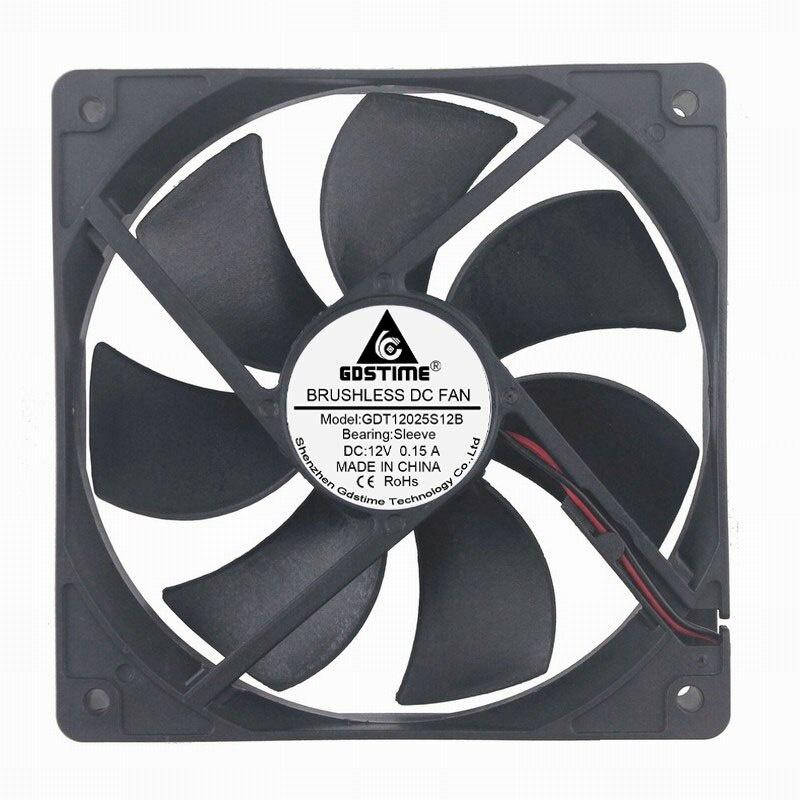 1 pieces Gdstime 1Wire Without Connector 1 inches 11mm x 11mm 11cm DC Brushless Cooler Cooling Fan 11x11x11mm 11V