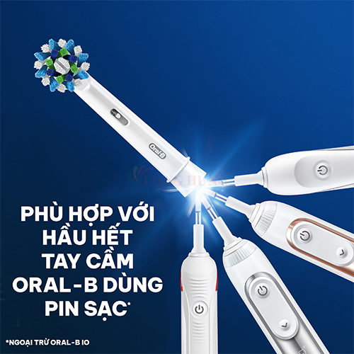 Đầu bàn chải thay thế bàn chải điện Oral-B CrossAction EB50 - Hàng chính hãng