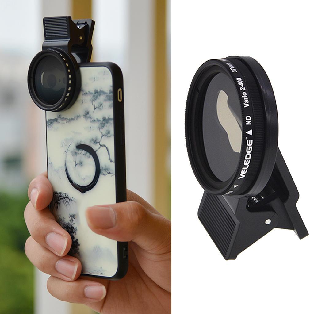 Cell Phone 37mm ND 2-400 Phone Camera Lens Clip Universal