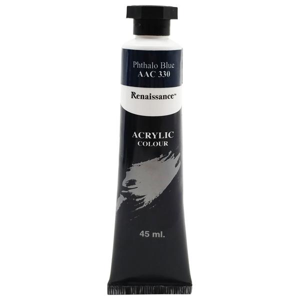 Tuýp Màu Acrylic 45 ml - Renaissance #330 - Phthalo Blue