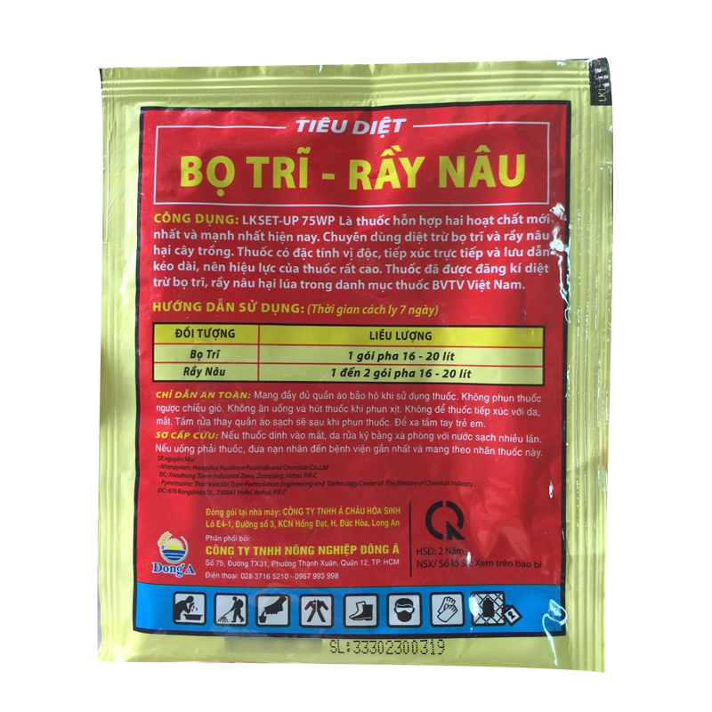 Trừ sâu rầy, bọ trĩ LK SETUP 75WP - Gói 10g