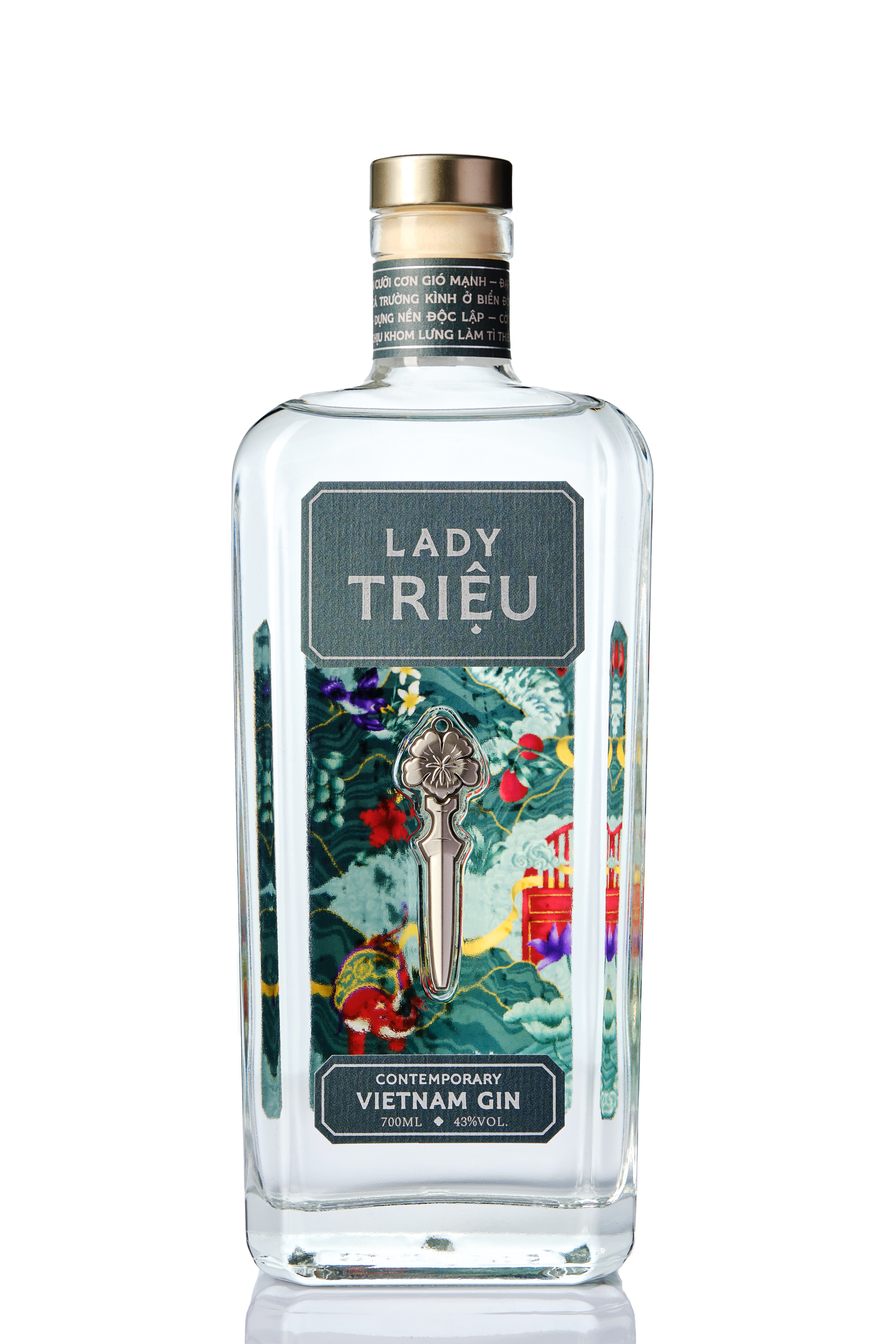 Rượu Lady Triệu Contemporary Việt Nam Gin 43% 1x0.7L