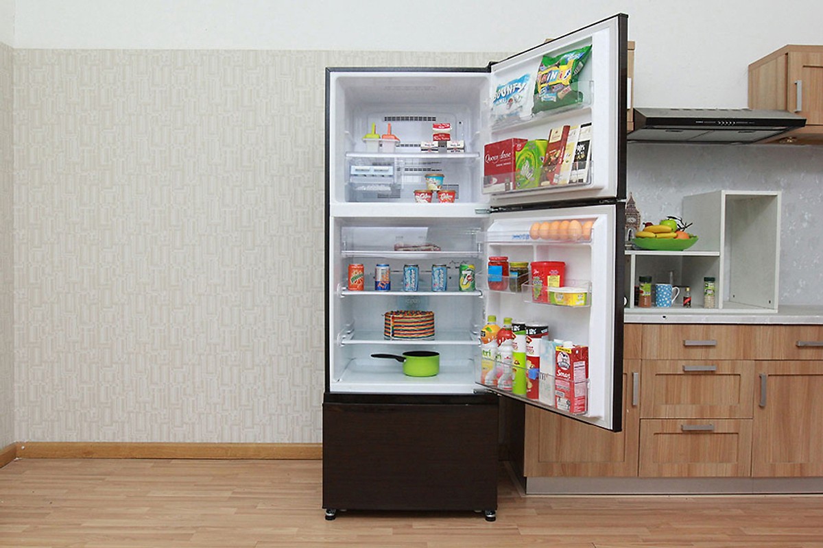Tủ Lạnh Inverter Mitsubishi MR-V50EH-BRW (414L) - Hàng Chính Hãng + Tặng Bình Đun Siêu Tốc