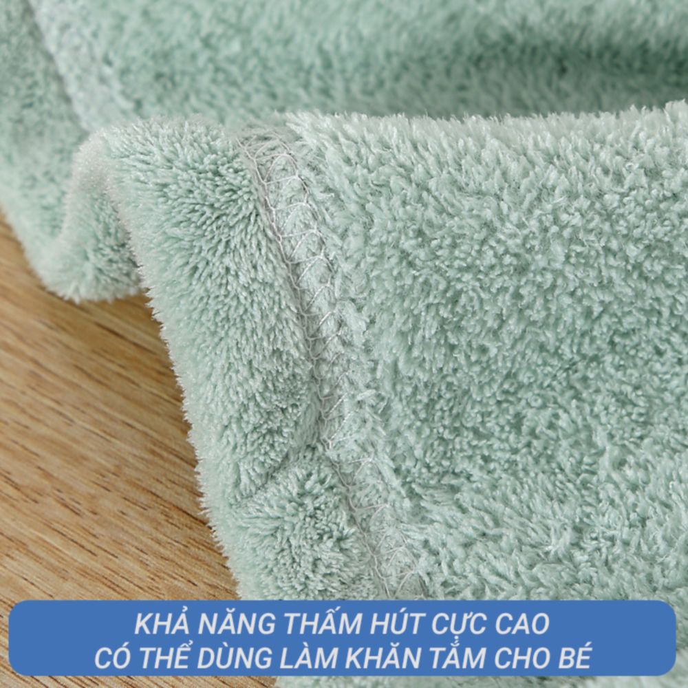 Khăn choàng tắm cho bé sơ sinh - Áo choàng tắm cho bé sơ sinh cao cấp, mềm mại, êm và mịn (khăn tắm cho bé sơ sinh)