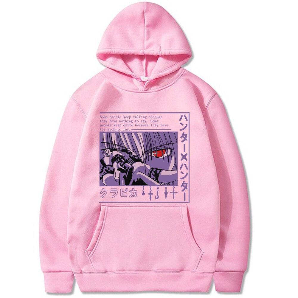 Anime Hunter X Hunter Áo Hoodie Nam Nữ Dài Tay Anime Manga Kurapika HxH Quỷ Mắt Hoodie Chui Đầu Cao Cấp Quà