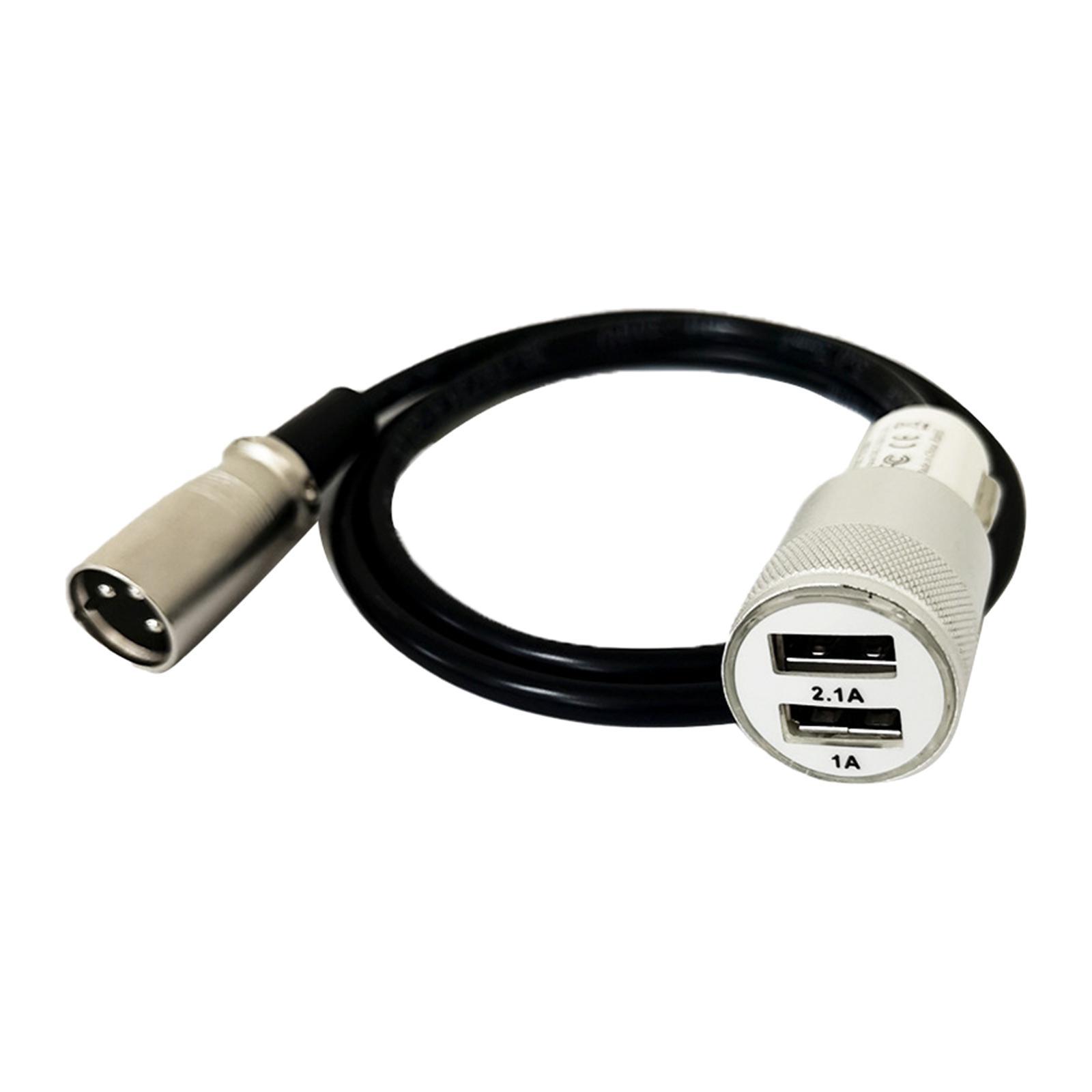 USB Car Charger Spare Double USB with Two USB Ports Accessories Portable