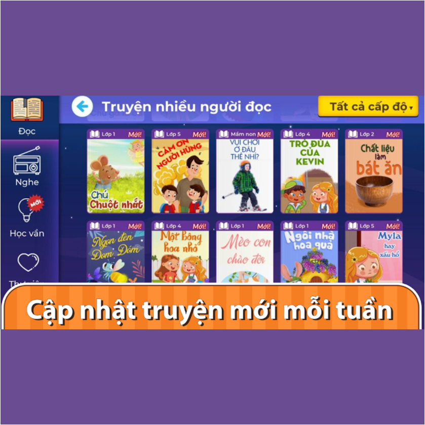 Evoucher - VMonkey Phần mềm Học tiếng Việt theo Chương trình GDPT Mới cho trẻ Mầm non & Tiểu học