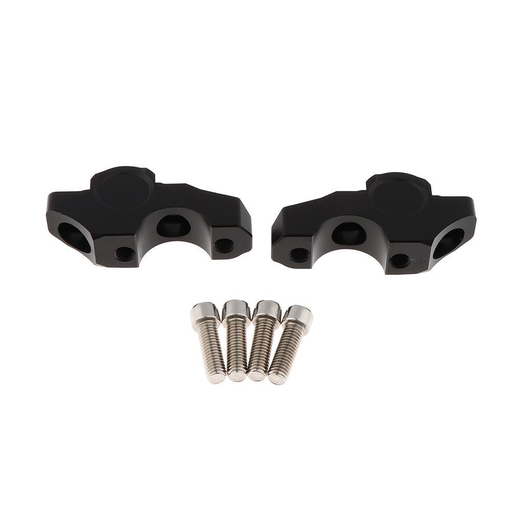 Motorcycle Handlebar Mounts Aluminum Handlebar Mount Riser Clamp Kit