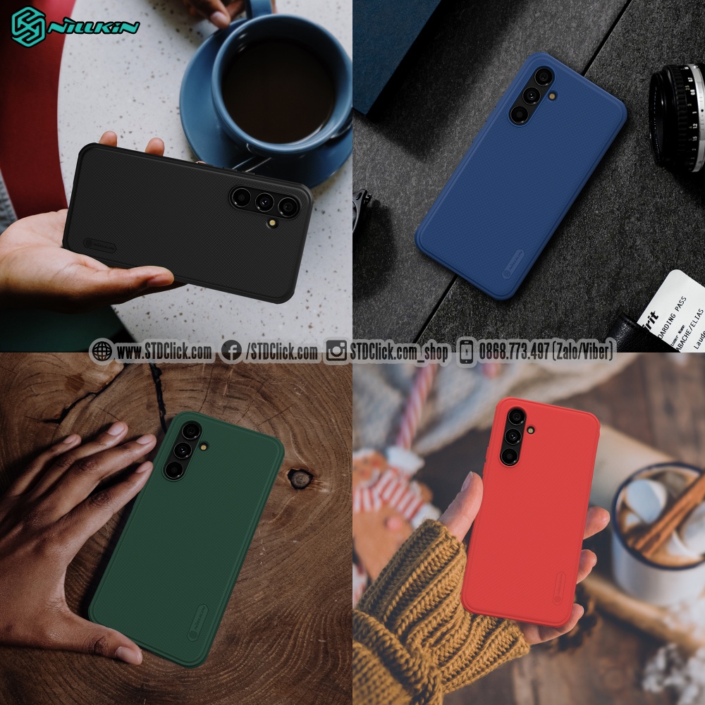 ỐP LƯNG DÀNH CHO ĐIỆN THOẠI SAMSUNG GALAXY A54 5G NILLKIN NHỰA CỨNG VIỀN DẺO