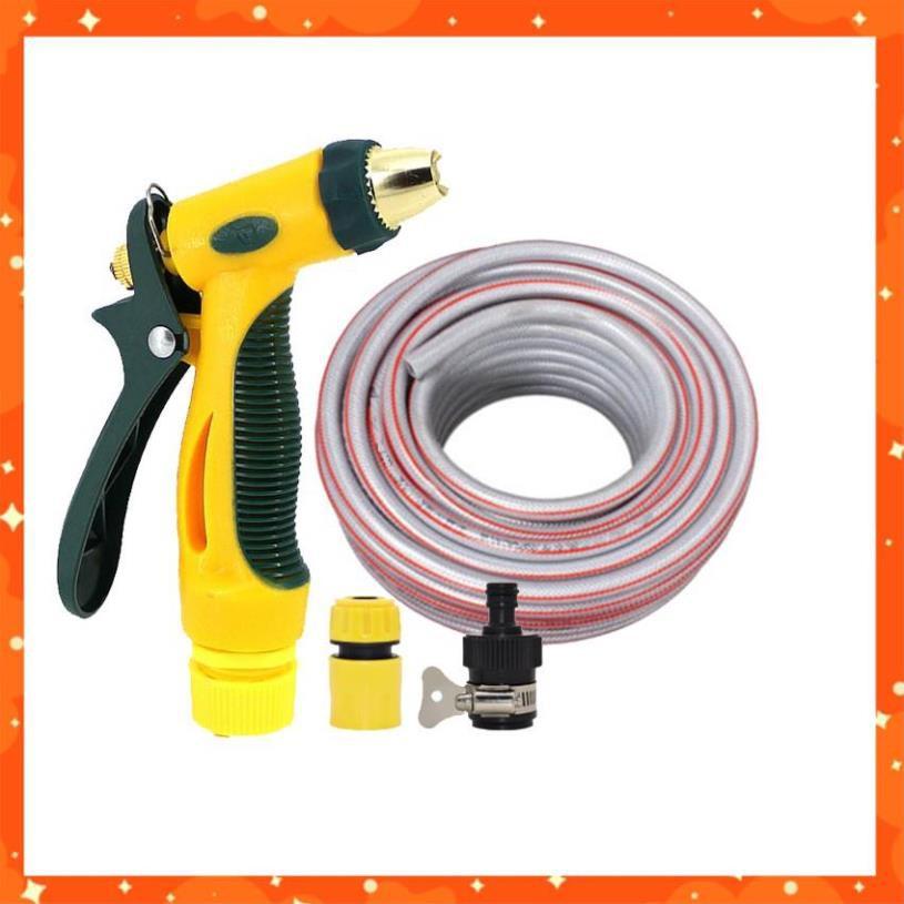 Bộ dây vòi xịt nước rửa xe,tưới cây tăng áp 3 lần 3-5m 206317