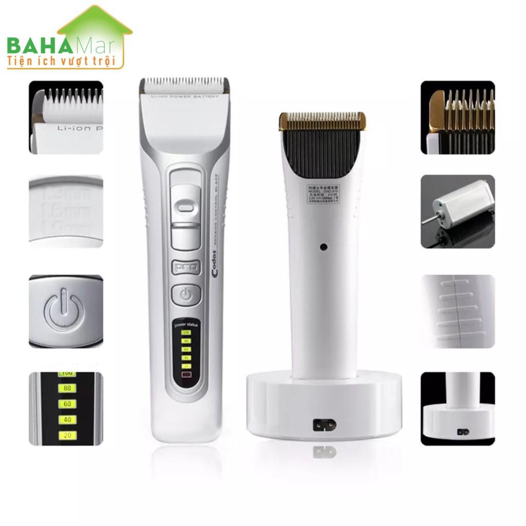 TÔNG ĐƠ CHUYÊN NGHIỆP SẠC ĐIỆN CẮT TỈA RÂU TÓC "BAHAMAR" tiện sử dụng, tạo nhiều kiểu với các đầu dao và có thể tự dùng