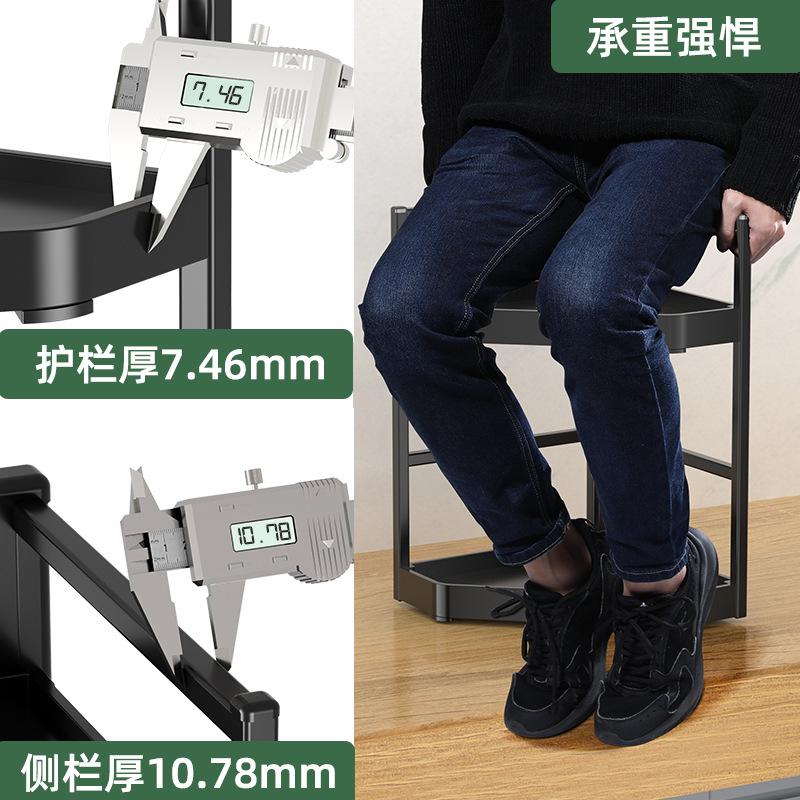 Phong cách mới nhất nhà bếp gia vị giá lưu trữ mặt bàn tam giác móc treo góc góc mặt dây chuyền góc treo tường lưu trữ miễn phí đấm kệ