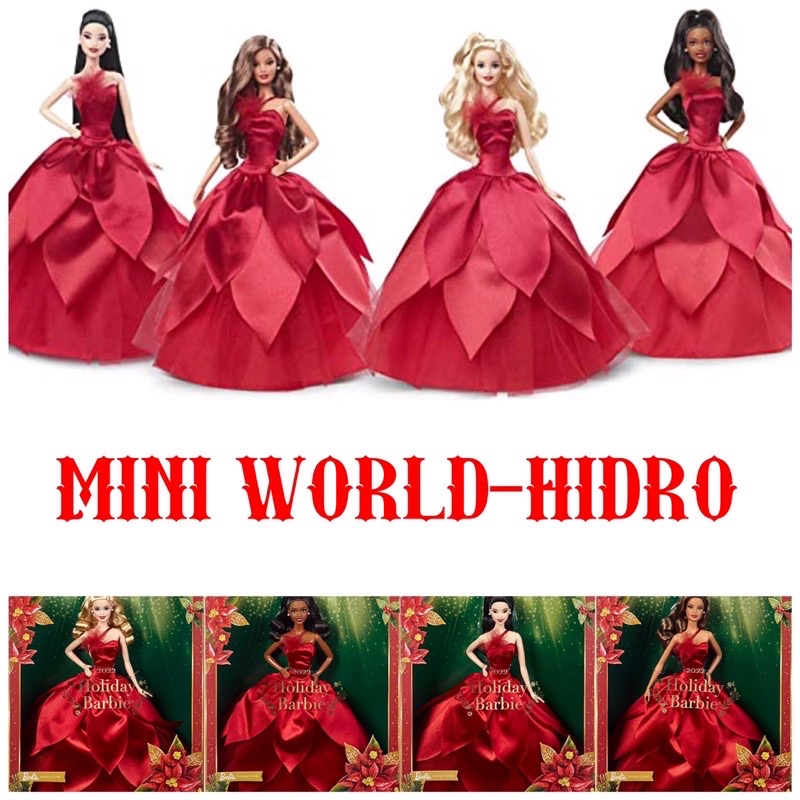 ￼Búp bê Babi 2022 Holiday Doll Collectible Series kì nghỉ giáng sinh