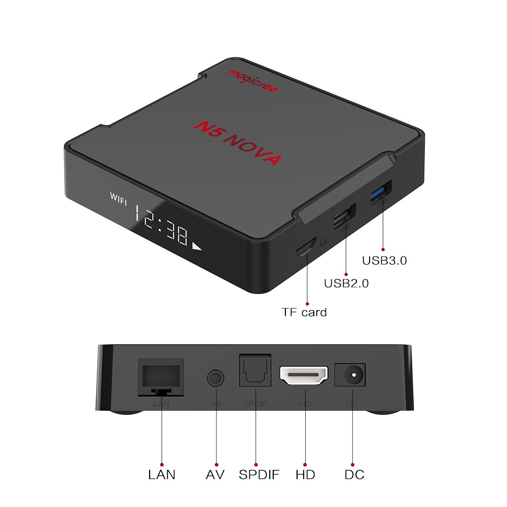 Android Z98 Pro điều khiển cử chỉ tay người dùng và giọng nói tiếng việt Ram 4G Rom 32G hỗ trợ bluetooth Wifi 2 băng tần kép cài sẵn truyền hình cáp và xem phim HD miễn phí vĩnh viễn - Hàng nhập khẩu