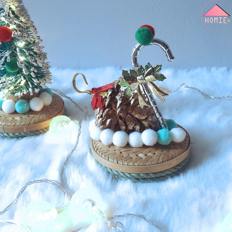 Vật dụng để bàn kèm đế trang trí Noel độc đáo