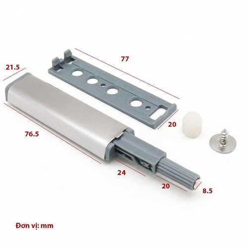 Dụng Cụ Nhấn-Mở, Dùng để nhấn mở và nhấn đóng cánh tủ Hít Cánh Tủ Nam Châm Inox An Toàn Và Tiện Dụng